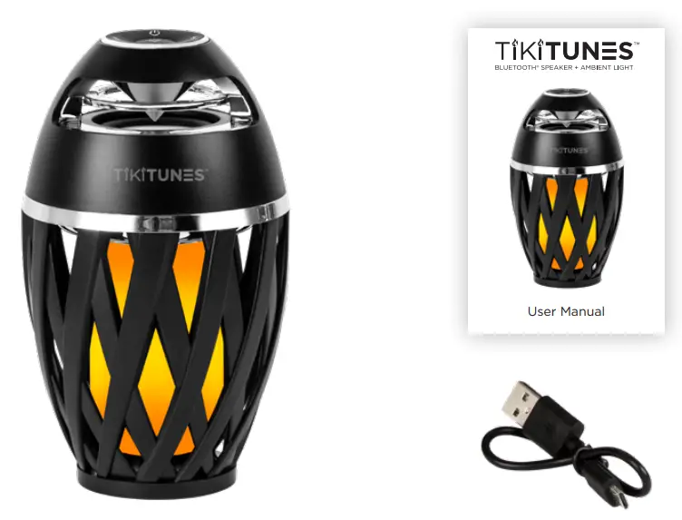 TiKiTUNES Bluetooth Speaker + Ambient Light - figure 1