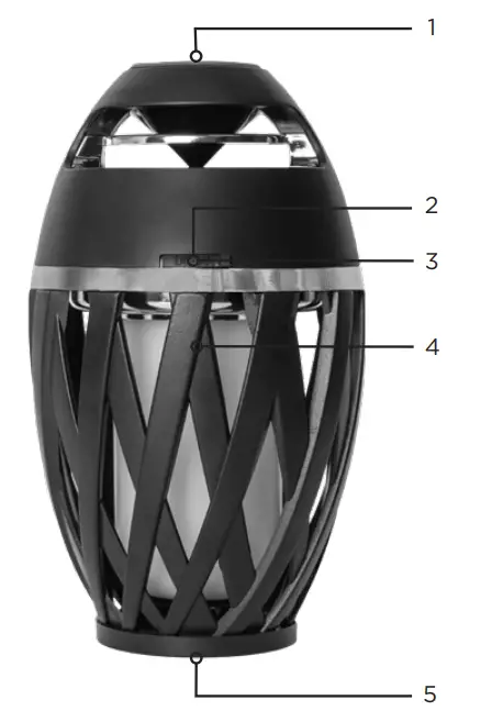 TiKiTUNES Bluetooth Speaker + Ambient Light - figure 2