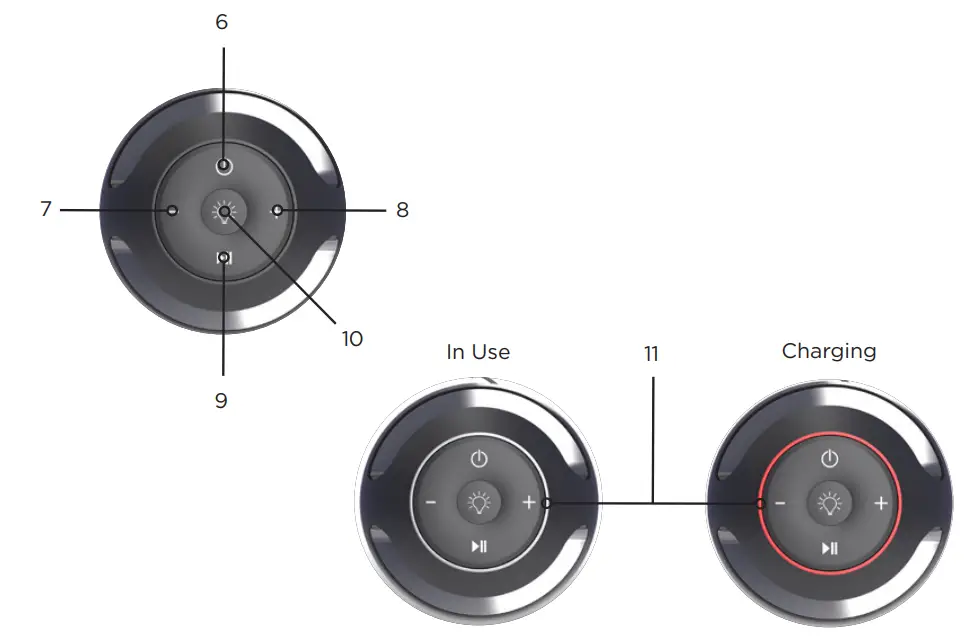 TiKiTUNES Bluetooth Speaker + Ambient Light - figure 3