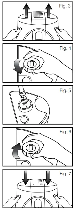 Homedics UHE-WM65 Cool and Warm Mist Dual Tank Ultrasonic Humidifier - Fill