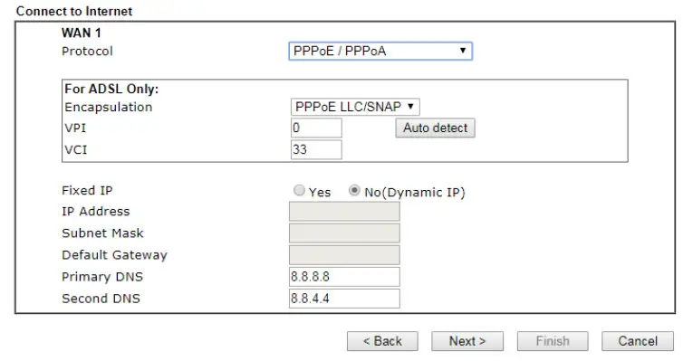 DrayTek Vigor2865 Series 35b Security Firewall Router -PPPoA
