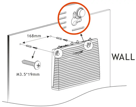 DrayTek Vigor2865 Series 35b Security Firewall Router -Wall-Mounted