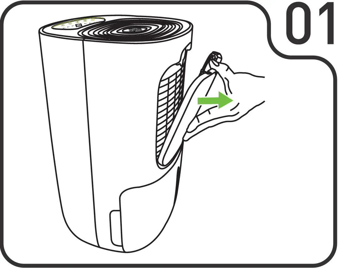 Cleaning Pre-Filter Screen 01