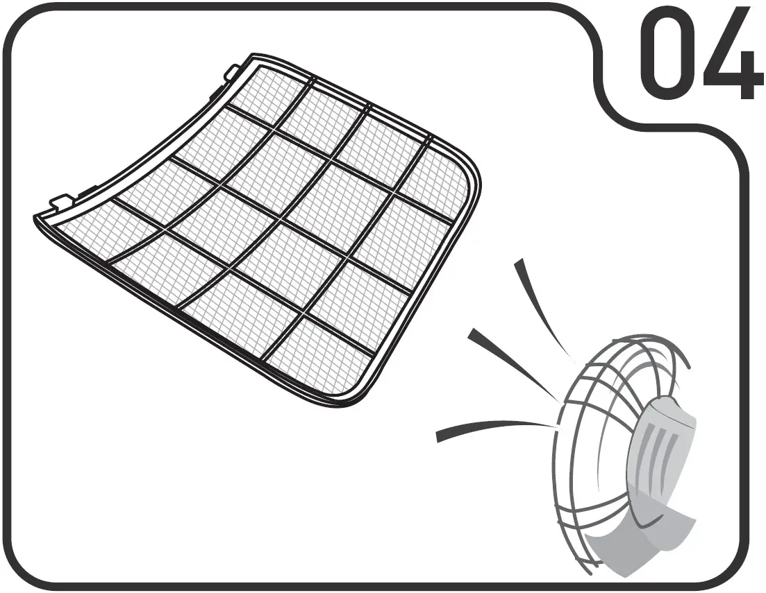 Cleaning Pre-Filter Screen 04