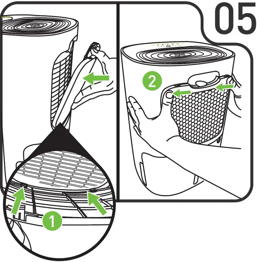 Cleaning Pre-Filter Screen 05
