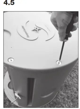 Mantis CT08002 Mobile Composter Rolls-4-5