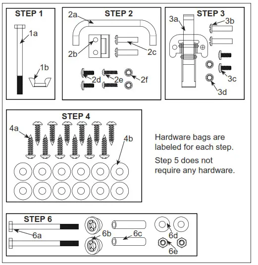 Mantis CT08002 Mobile Composter Rolls- Hardware