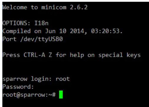 IAI Gallium Tactical Radio User Manual - For login, enter ‘root’ as username and then password again as ‘root’