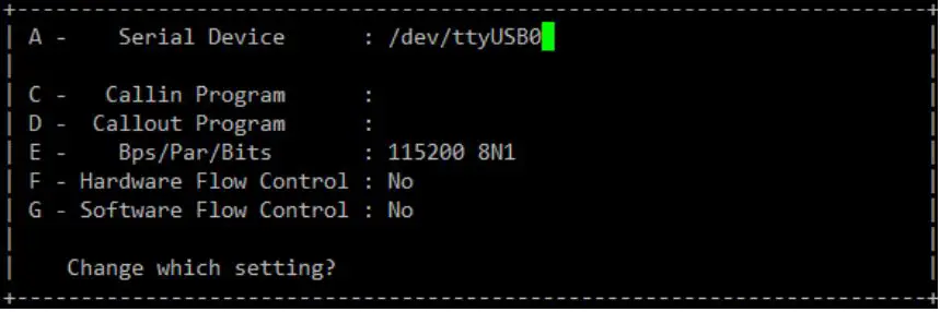 IAI Gallium Tactical Radio User Manual - Go to Serial port setup and make sure the device is set according