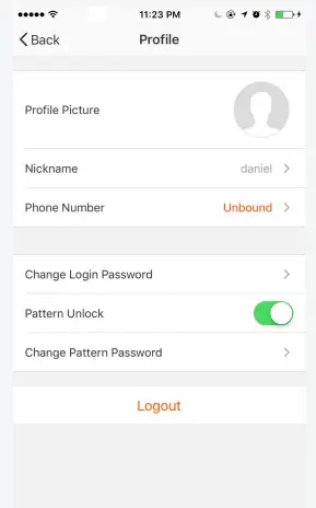 Ningbo Diya Electric Appliance DR 2052 Smart Plug - PROFILE EDIT