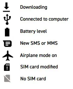 WIKO Power U10 Smart Phone User Guide - Notifications