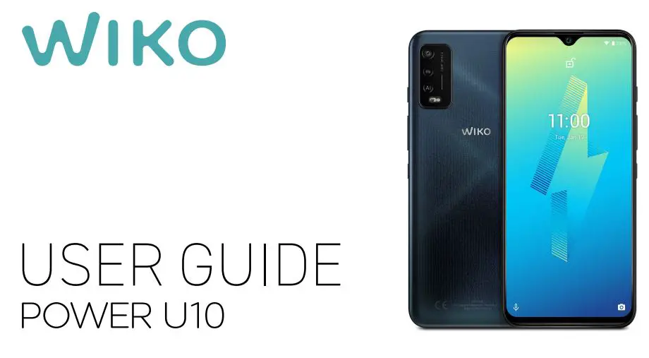 WIKO Power U10 Smart Phone User Guide