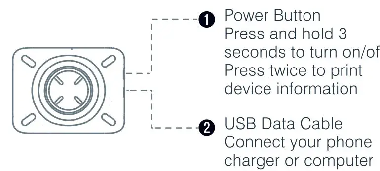 INTEGRITY Solutions MP300 Portable Mini Bluetooth Pocket Printer fig1