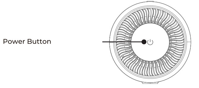 MooKa B D02L True Air Purifier - power button