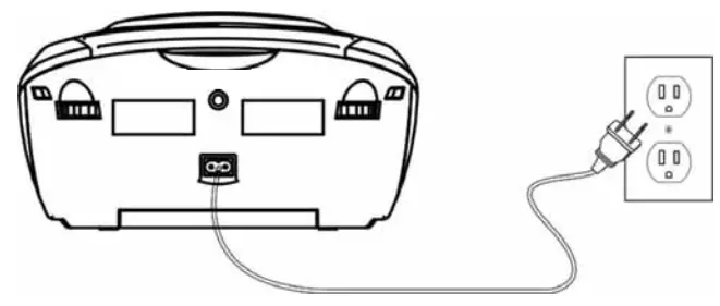 JENSEN CD 475 Portable CD Player with AM and FM Stereo Radio - operation