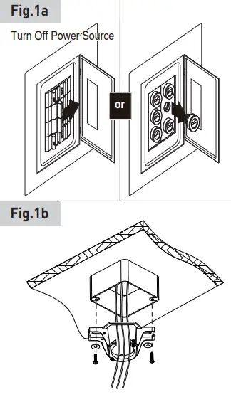 aEROFANTURE AT52 01 01B Switch Ceiling Fan - STEP 1
