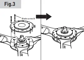 aEROFANTURE AT52 01 01B Switch Ceiling Fan - STEP 3