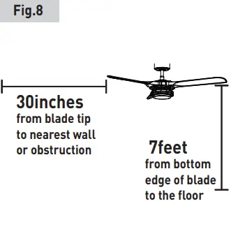 aEROFANTURE AT52 01 01B Switch Ceiling Fan - STEP 8