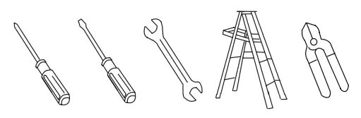 aEROFANTURE AT52 01 01B Switch Ceiling Fan - TOOLS REQUIRED