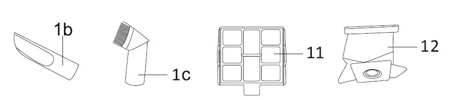 BLAUPUNKT VCB301 Vacuum Cleaner Instruction FIG 3