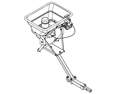 80LB ATV Receiver Mount Spreader