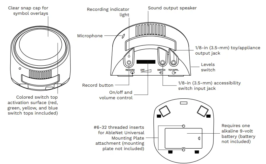 AbleNet 10000046 Choice Communication Device-