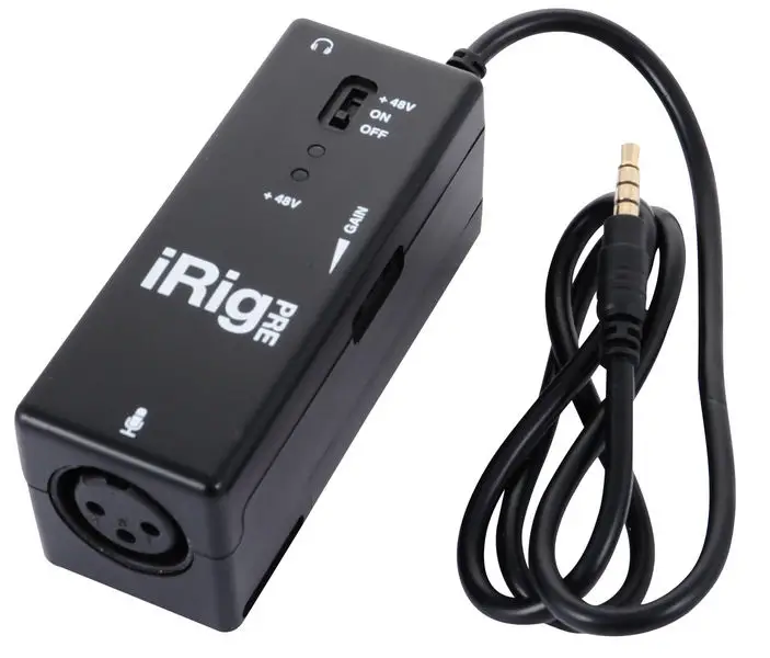 Irig Pre Universal Microphone Interface For Smartphone Tablets User Manual