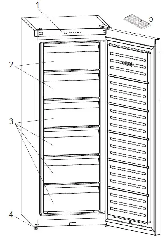 vestfrost VF 10155 NoFrost Freezer fig14