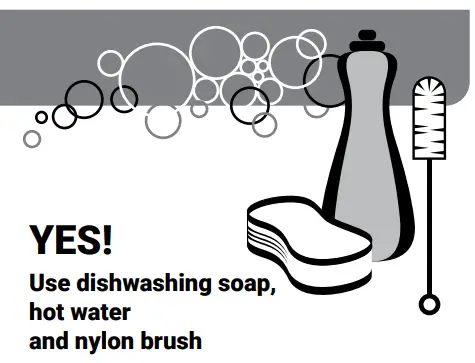 SERVER 07000 1 2 Gallon Dispenser Instruction Manual - CLEANING