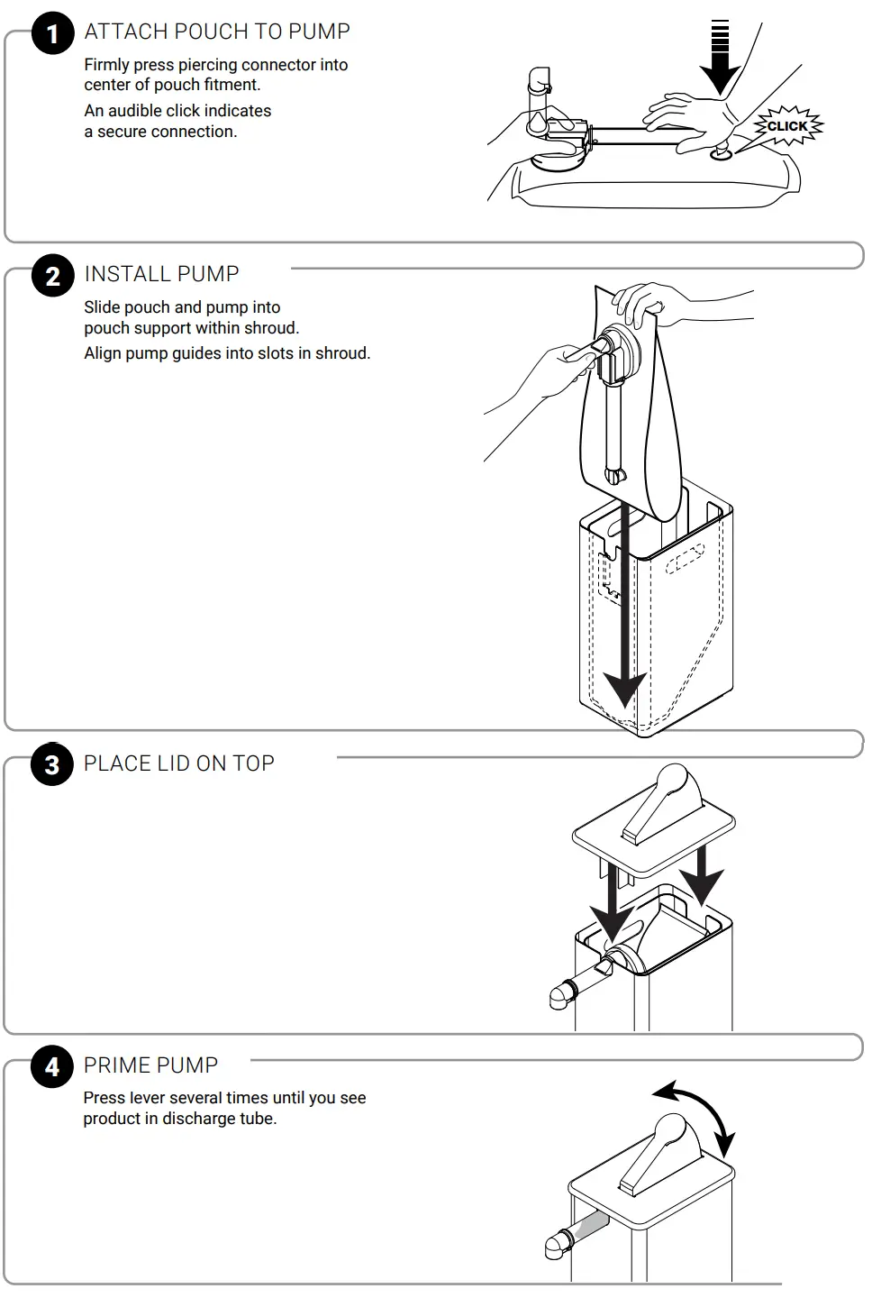 SERVER 07000 1 2 Gallon Dispenser Instruction Manual - UNIT SETUP
