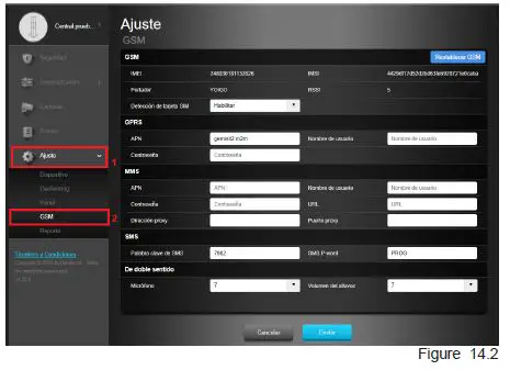 VESTA HSGW Series Alarm Central-30