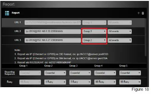 VESTA HSGW Series Alarm Central-33