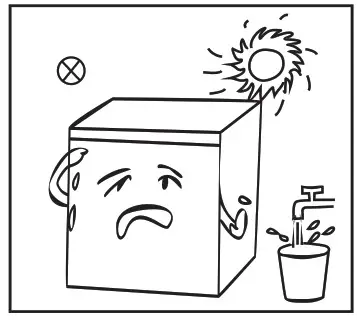 Midea 351301 295L Chest FridgeFreezer - Placement 2