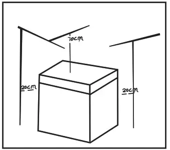 Midea 351301 295L Chest FridgeFreezer - Placement 4
