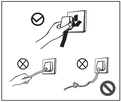 Midea 351301 295L Chest FridgeFreezer - electricity warnings 1