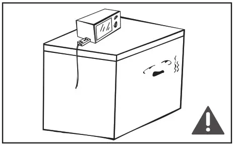 Midea 351301 295L Chest FridgeFreezer - electricity warnings 4
