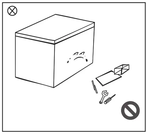 Midea 351301 295L Chest FridgeFreezer - electricity warnings 5