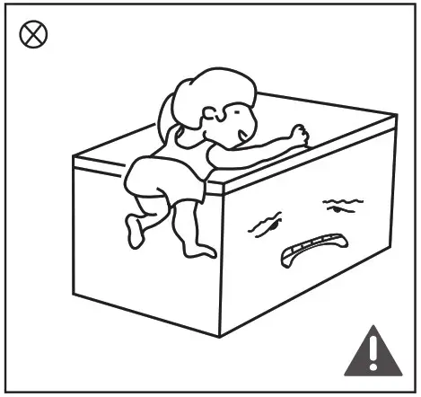Midea 351301 295L Chest FridgeFreezer - electricity warnings 7
