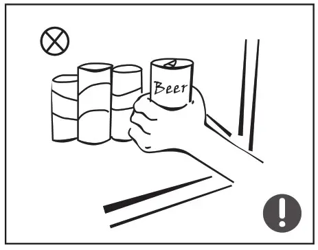 Midea 351301 295L Chest FridgeFreezer - warnings placing 2