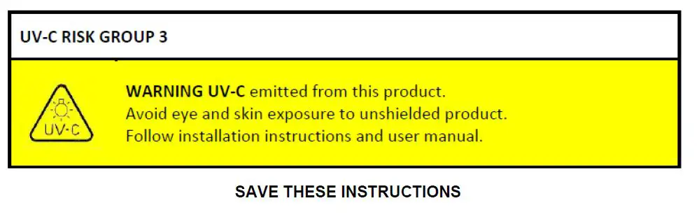 UVC PURELIGHT 360 PL-UVC360-1 Smart UVC Sanitization System fig 6