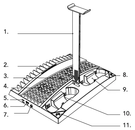 XTREME GAMING PS5 4 In 1 Charging Station 1