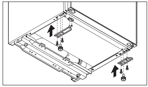 DOMETIC CL480 Hotel Refrigerator - Reversing the Door Position 3