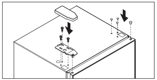 DOMETIC CL480 Hotel Refrigerator - Reversing the Door Position 4