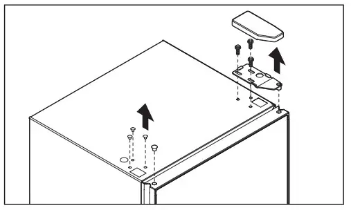 DOMETIC CL480 Hotel Refrigerator - Reversing the Door Position