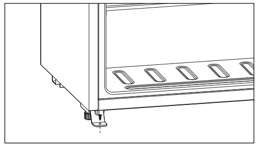 DOMETIC CL480 Hotel Refrigerator - Securing the Refrigerator