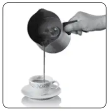 arzum OK0012 OKKA Rich Spin M Turkish Coffee Machine - button