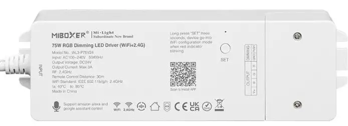 MiBOXER- WL3-P75V24- 75W RGB- Dimming -LED -Driver-PRODUCT