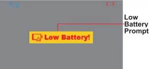 Low Battery Prompt