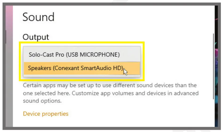 ROCKVILLE Usb Condenser Microphone- -SOUND menu