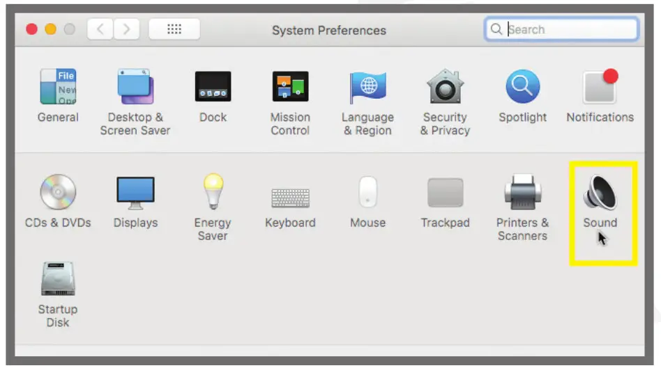 ROCKVILLE Usb Condenser Microphone- SYSTEM PREFERENCES